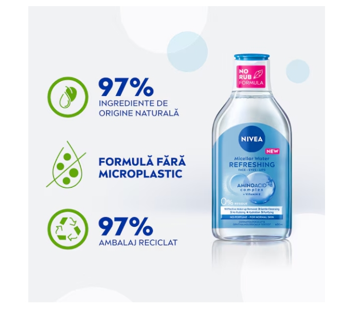 Apa micelara Nivea pentru ten normal, 400 ml [2]