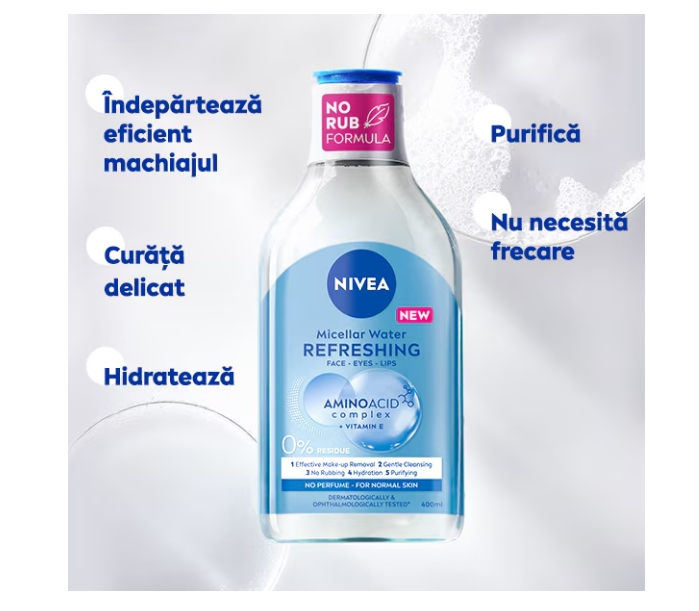 Apa micelara Nivea pentru ten normal, 400 ml [4]