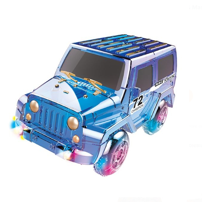 Pista Auto Glow in the Dark & Masina - 62 piese [3]