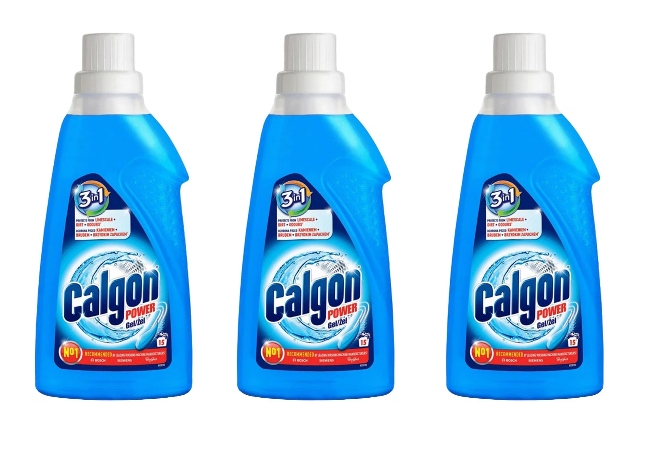 Set 3 X Gel anticalcar pentru masina de spalat rufe CALGON, 750 ml, 15 spalari [1]