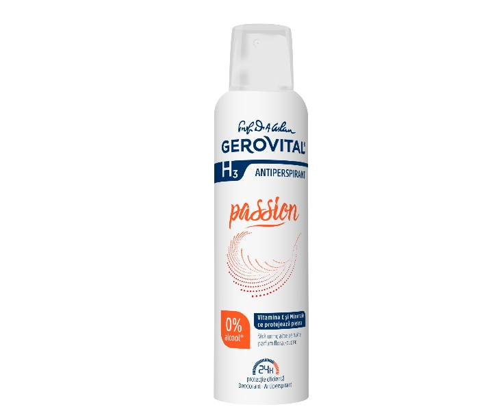 Deodorant Antiperspirant Passion, Gerovital, 150 ml [1]