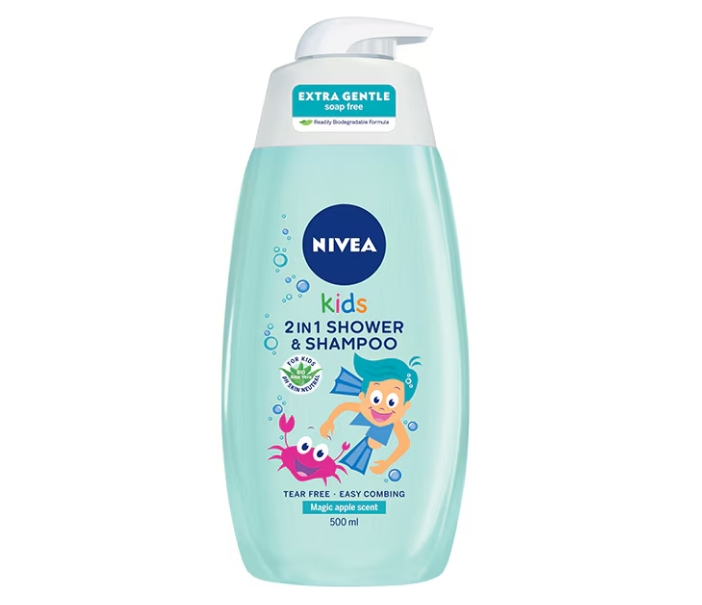 Gel de dus si Sampon Nivea Kids, Mar, 500 ml [1]