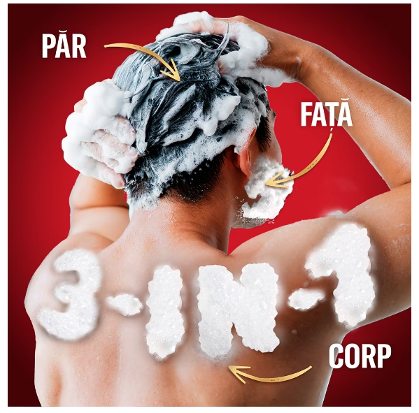 Gel de dus si sampon 3 in 1 Old Spice Captain pentru corp, par si fata, 1000 ml [5]