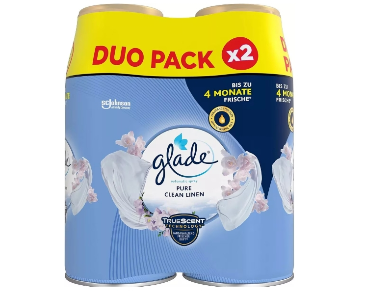 Set 2 bucati Glade Auto Spray Rezerva 269ml, Clean Linen [1]