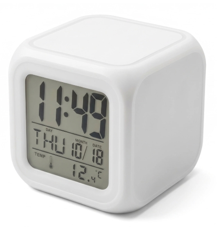 Ceas digital cu alarma si lumina de veghe personaliza - CUB [7]