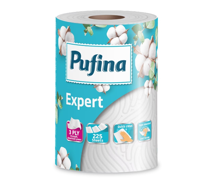 PUFINA Expert Prosop de Hartie in 3 Straturi 50 m [1]