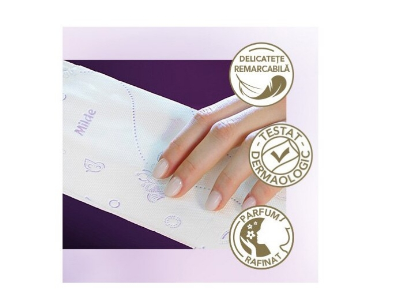Hartie igienica Milde Relax Purple, 3 straturi, 16 role [3]