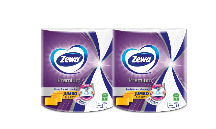 Pachet Prosoape de hartie Zewa Jumbo, 3 straturi, 2 role, 460 foi [1]