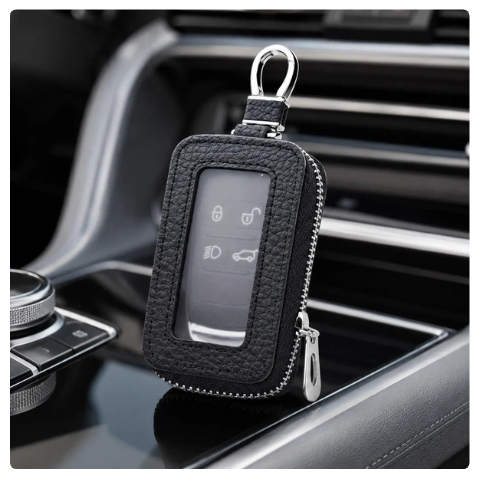 Husa AUTO din piele pentru cheie – personalizata cu sigla masinii [2]