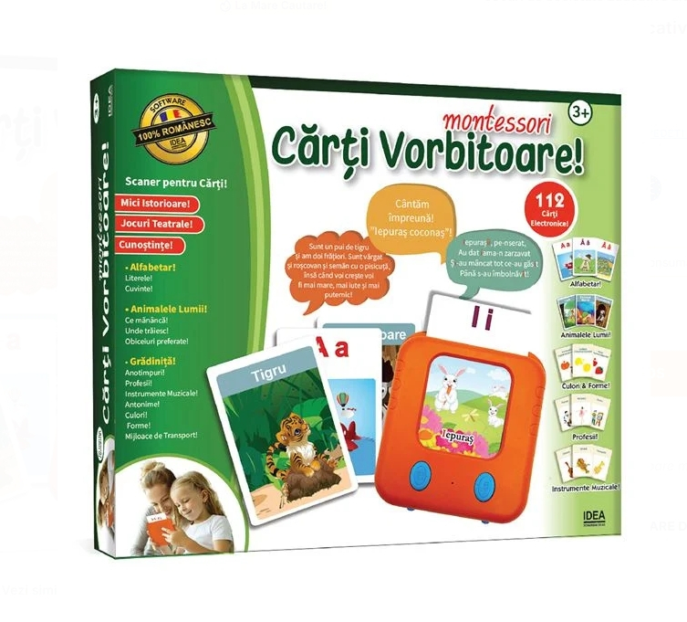 Joc de Societate Educativ Electronic ”Carti Vorbitoare” Montessori [2]