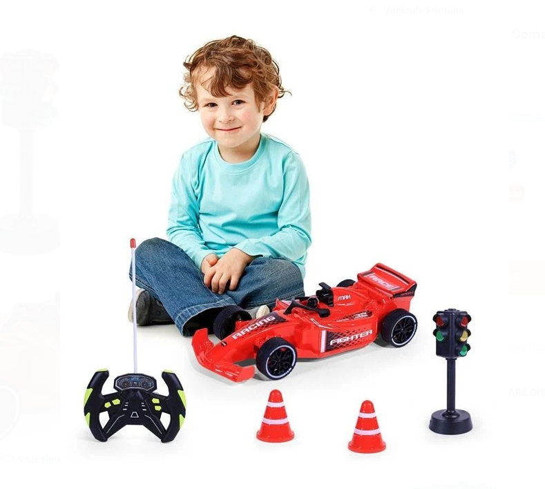 Masina Formula F1 cu Semafor Lumina & Sunet 1:20 [2]