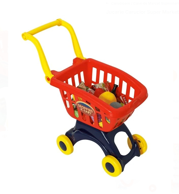 Jucarie Carucior Super Market cu Alimente - 20buc [2]