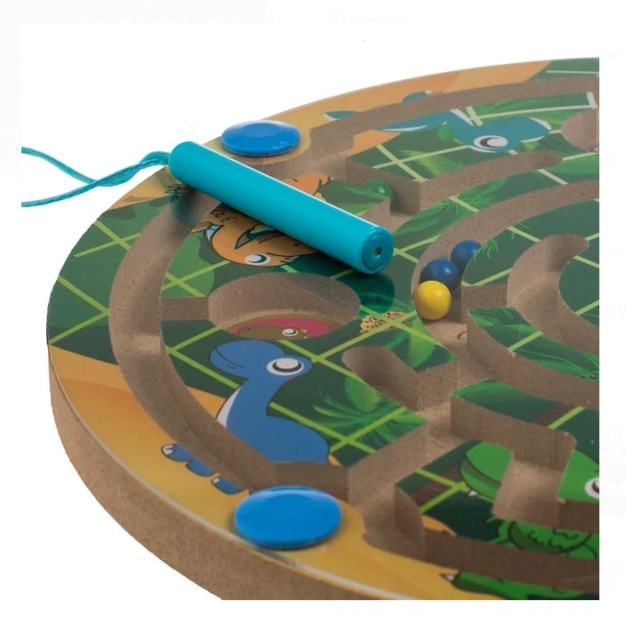 Labirint din Lemn cu Betisor Magnetic [3]