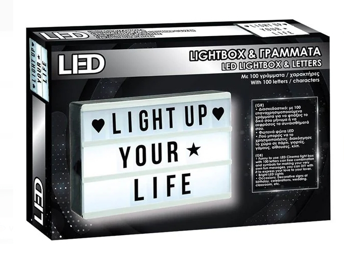 Lampa LED & Litere 31x5x22.5cm [5]