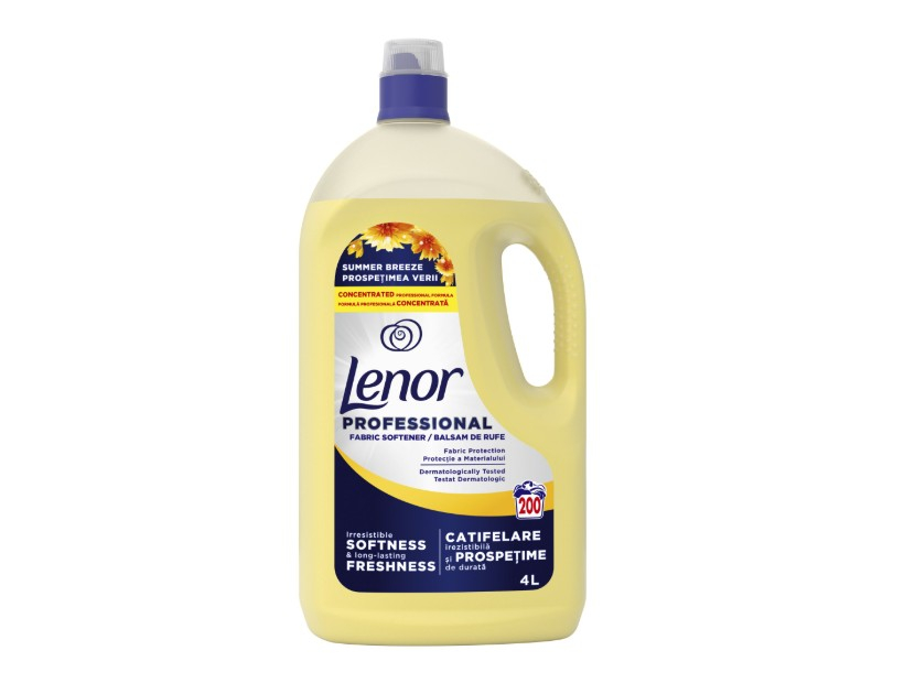 Balsam de rufe Lenor Professional Summer Breeze, 200 de spalari, 4 L [1]