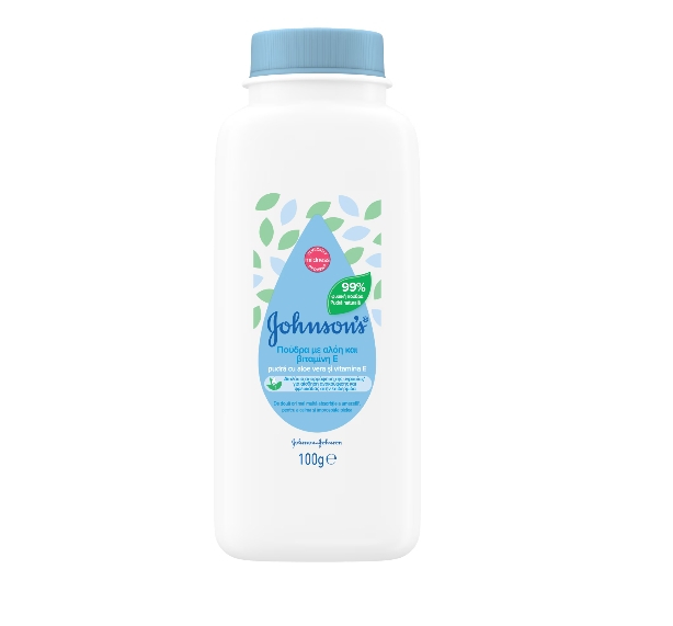 Pudra naturala cu aloe vera si vitamina E Johnson's Baby, 100 g [1]