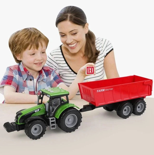 Tractor Jucarie cu Remorca Sunete & Lumini [2]