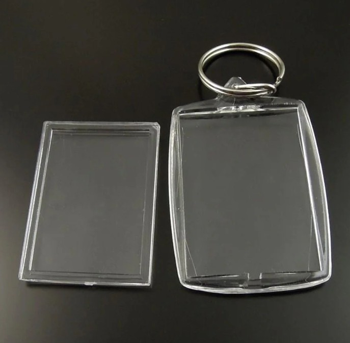 Breloc plastic insertie foto 4x5 - personalizabil [2]