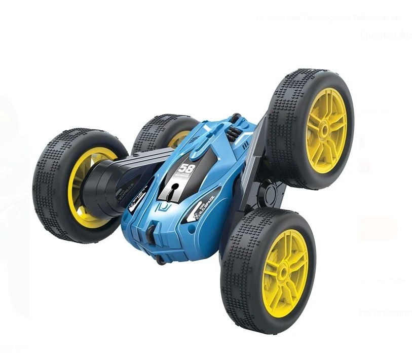 Masina Stunt cu 4 Roti pentru Acrobatii Telecomanda & Lumina 2.4Ghz [2]