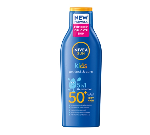 NIVEA SUN Kids Lotiune Protectie Solara Copii SPF 50+ 200 ml [1]