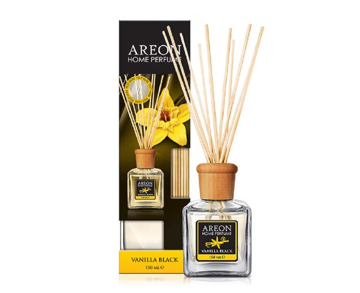Odorizant de camera cu betisoare, Areon Home Perfume, 150 ML Vanilla Black [1]
