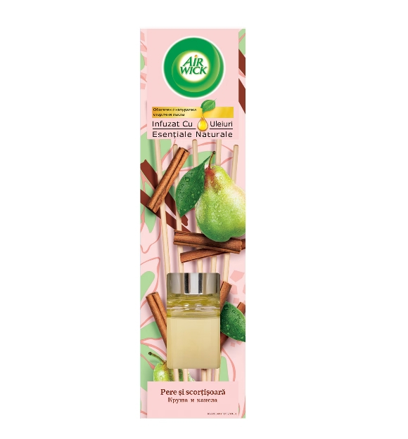 Odorizant de camera cu betisoare parfumate Air Wick, Pere si scortisoara, 40ml [1]