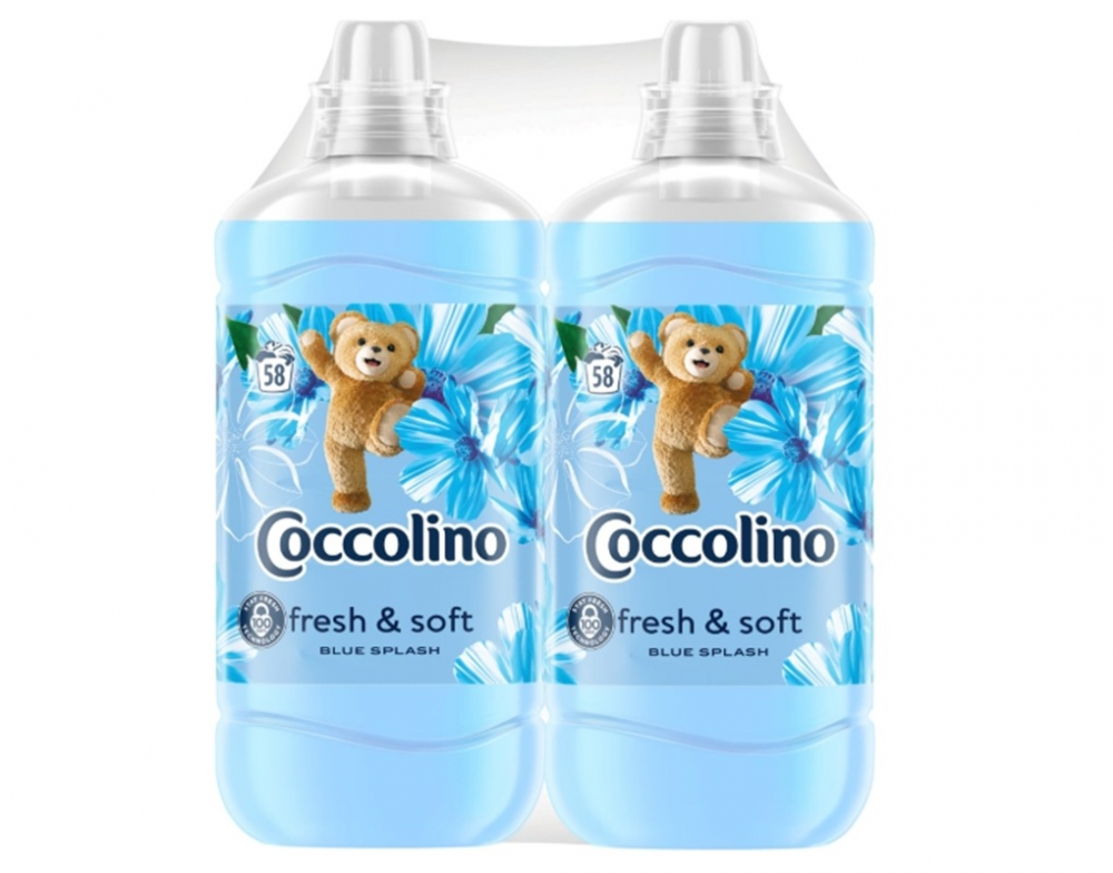 Pachet Balsam Coccolino Blue Splash 1.45L 58 spalari x2 [1]