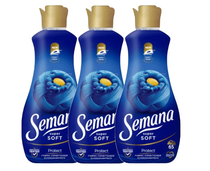 Balsam de rufe Semana Super Soft Protect, 3 x 1.3 L, 195 spalari [1]