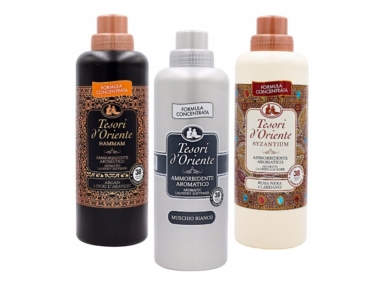 Set balsam de rufe Tesori d'Oriente 3x760ml, Muschio Bianco, Byzantium, Hammam [1]