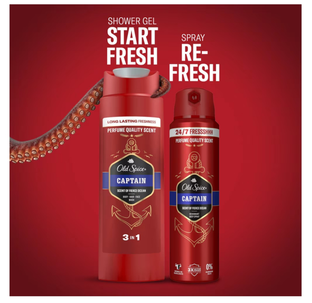 Set cadou Old Spice, deodorant stick 50 ml, gel de dus 250 ml, sosete [2]