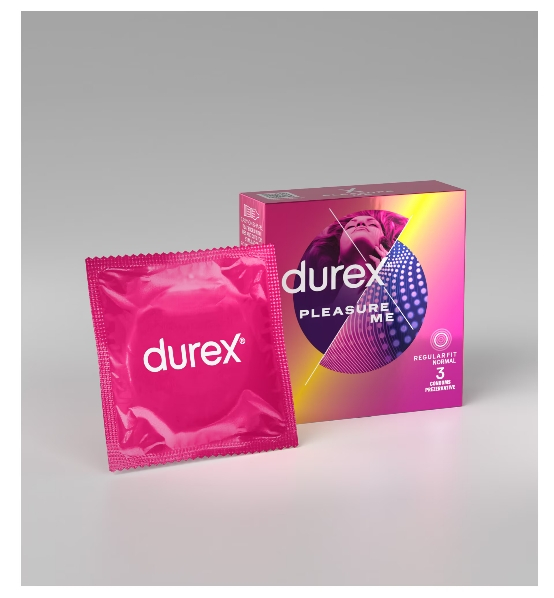 Pachet  Prezervative Durex Pleasure Me, 6 X 3 buc (18 bucati) [2]
