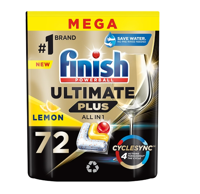 finish Ultimate Plus Lamaie 72 Tablete Detergent Masina Spalat Vase [1]