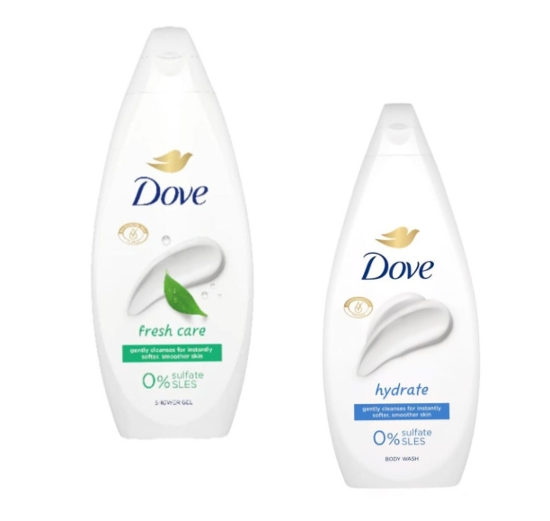Pachet x 1 Gel de dus Dove Essential Care Fresh Care 720ml x 1Gel de dus Dove Essential Care Hydrate 720ml [1]