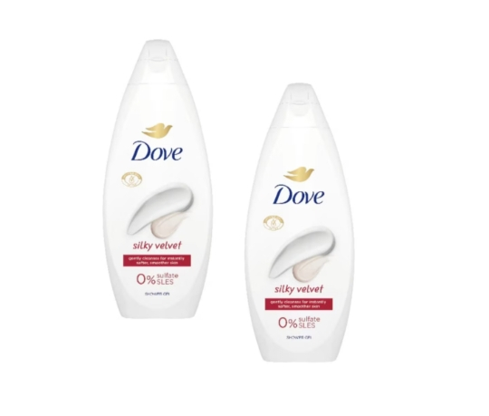 Pachet x 2 Gel de dus Dove Essential Care Silky Velvet 720ml [1]
