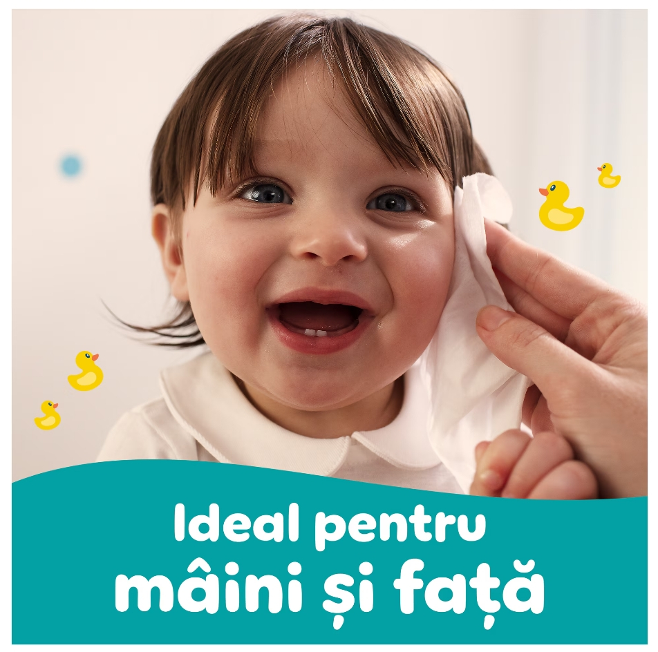 Servetele umede Pampers Fresh Clean, 4 pachete x 80 servetele, 480 buc [6]