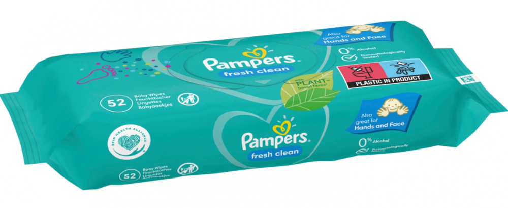 Pampers fresh clean Servetele Umede, 12 pachete x 52, 624 buc [5]