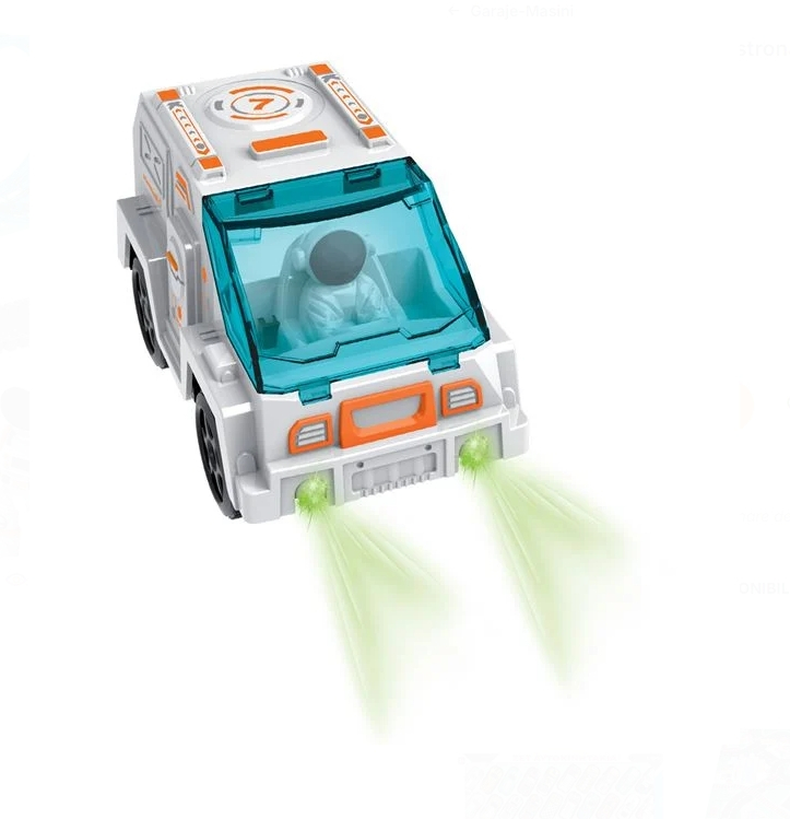 Pista de Curse Spatiala cu Astronaut Camion & Lumina - 109 piese [5]