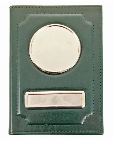 Portofel acte AUTO personalizat cu sigla si numar inmatriculare - verde inchis [4]