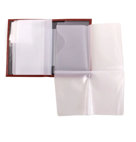 Portofel acte AUTO personalizat cu sigla si numar inmatriculare - maro [6]