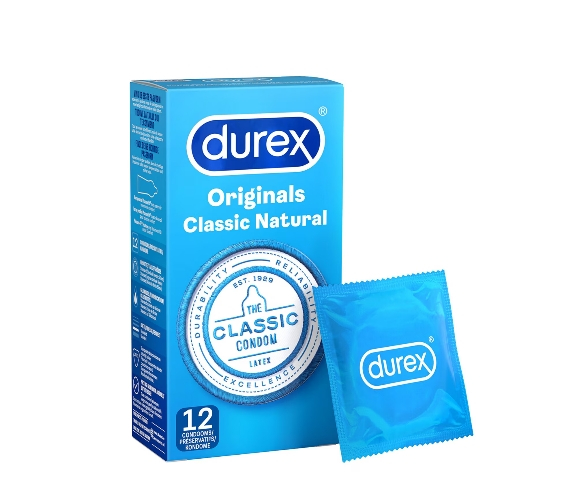 Prezervative Durex Originals Classic Natural, Protectie si Confort De Necontestat, 12 bucati [1]