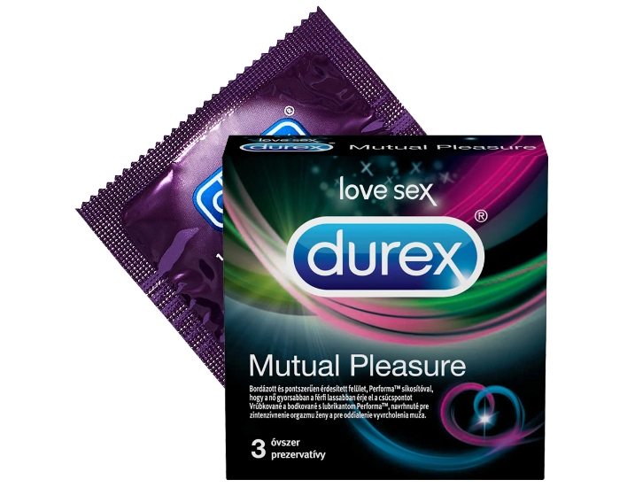 Pachet  Prezervative Durex Mutual Pleasure, 6 X 3 buc (18 bucati) [3]
