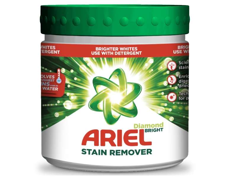 Pudra pentru indepartat pete Ariel Diamond 500g, rufe albe [1]