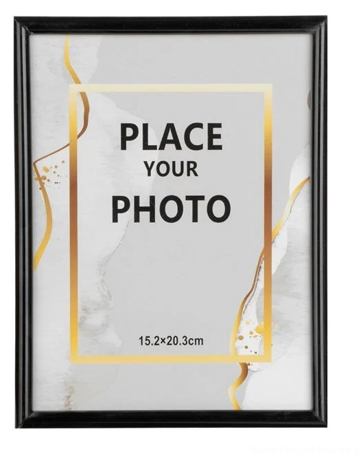 Rama Foto Decorativa Neagra 15x20cm [2]
