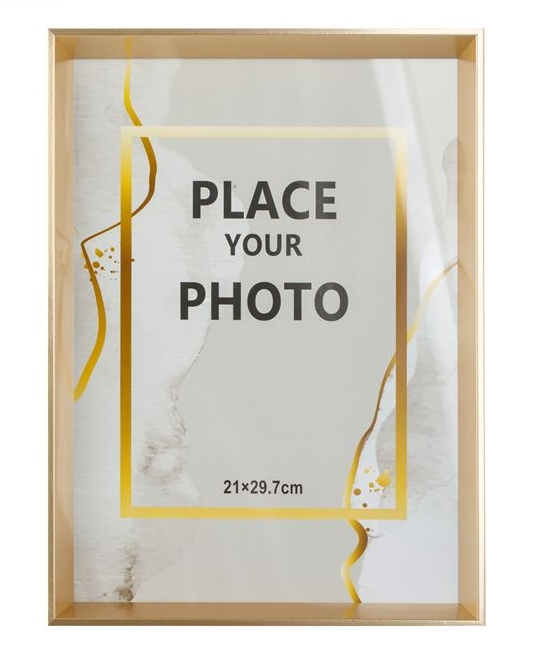 Rama Foto cu Cadru Auriu Lat 21x29.7cm [2]