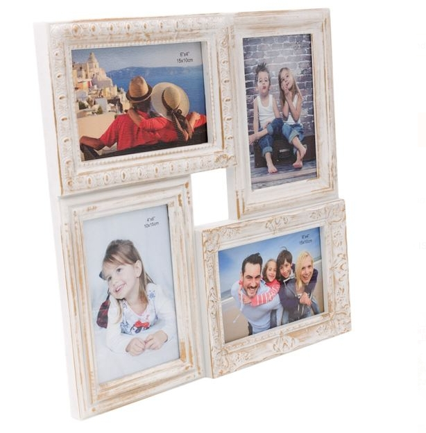 Rama Foto Off White Aurie pentru 4 poze 33x33cm [2]