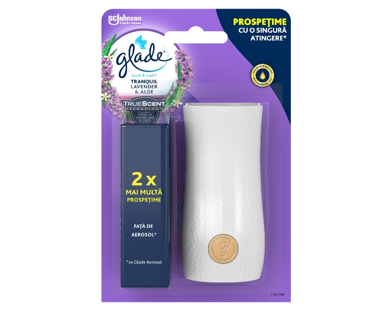 Odorizant de camera Glade touch & fresh Lavender, 10 g [1]