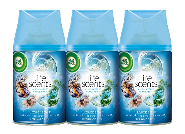 Rezerva spray Air Wick Freshmatic Turquoise Oasis, 3x250 ml [1]