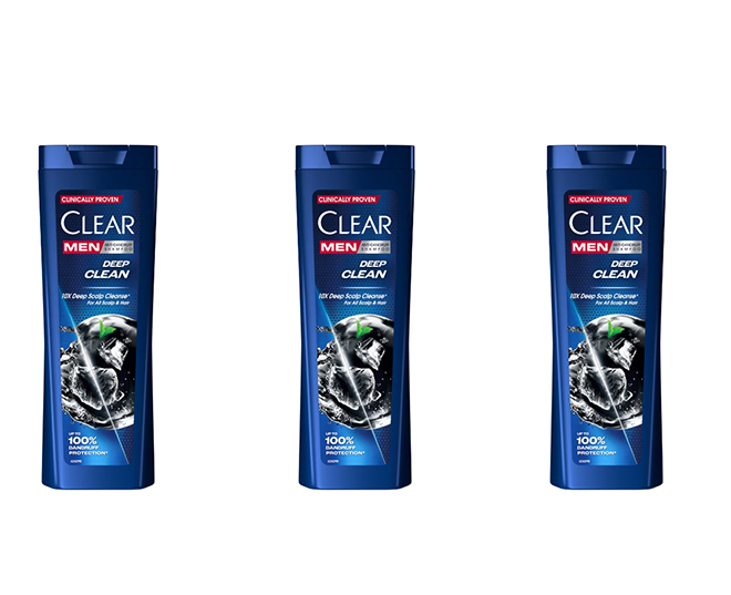 Pachet 3 X Sampon Clear Men Deep Clean, 360 ml [1]