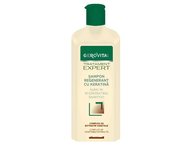 Sampon Gerovital Tratament Expert regenerant cu keratina, 400 ml [1]