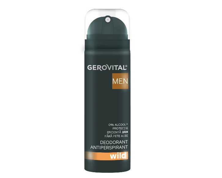 Deodorant antiperspirant Gerovital Men Wild, 150 ml [1]